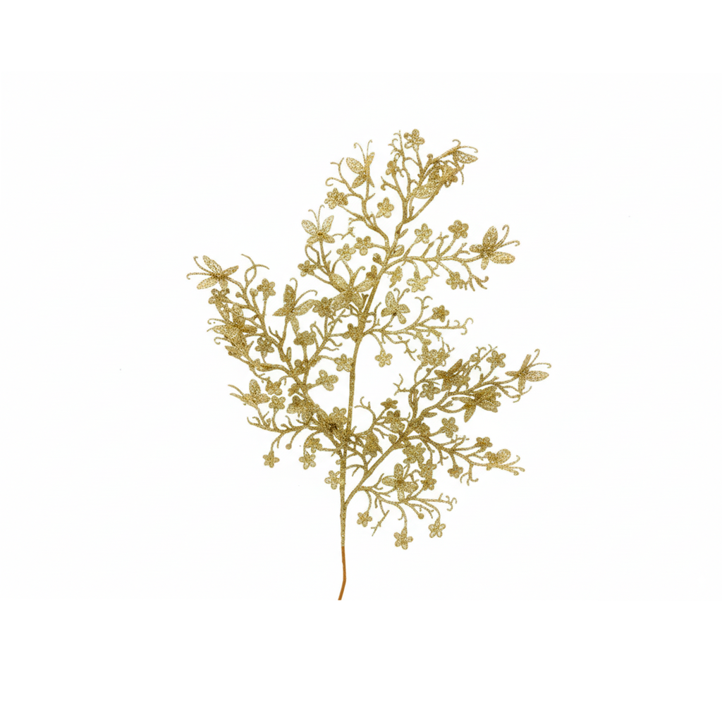 Rama navideña 50cm xh1462510 champagne