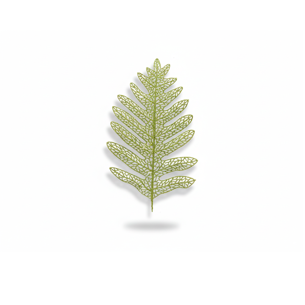 Rama navideña hoja 40cm 2-cs1503-878 verde