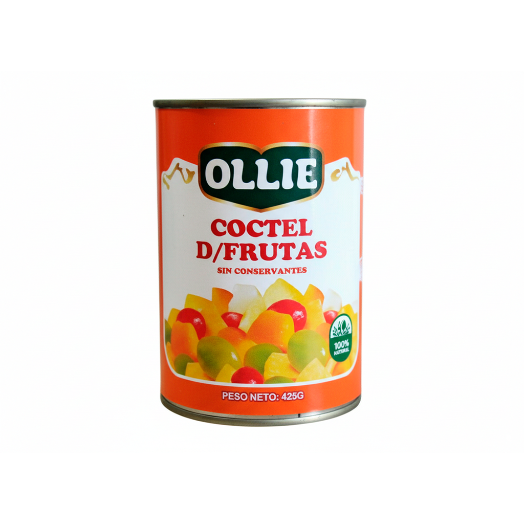 Coctel de frutas 425g lata ollie