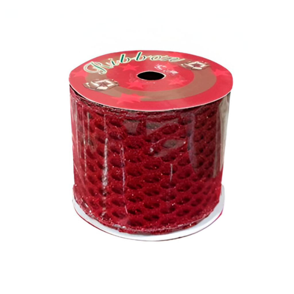 Cinta navideña   6.3x3yd 2cs-2302-4223-1 rojo