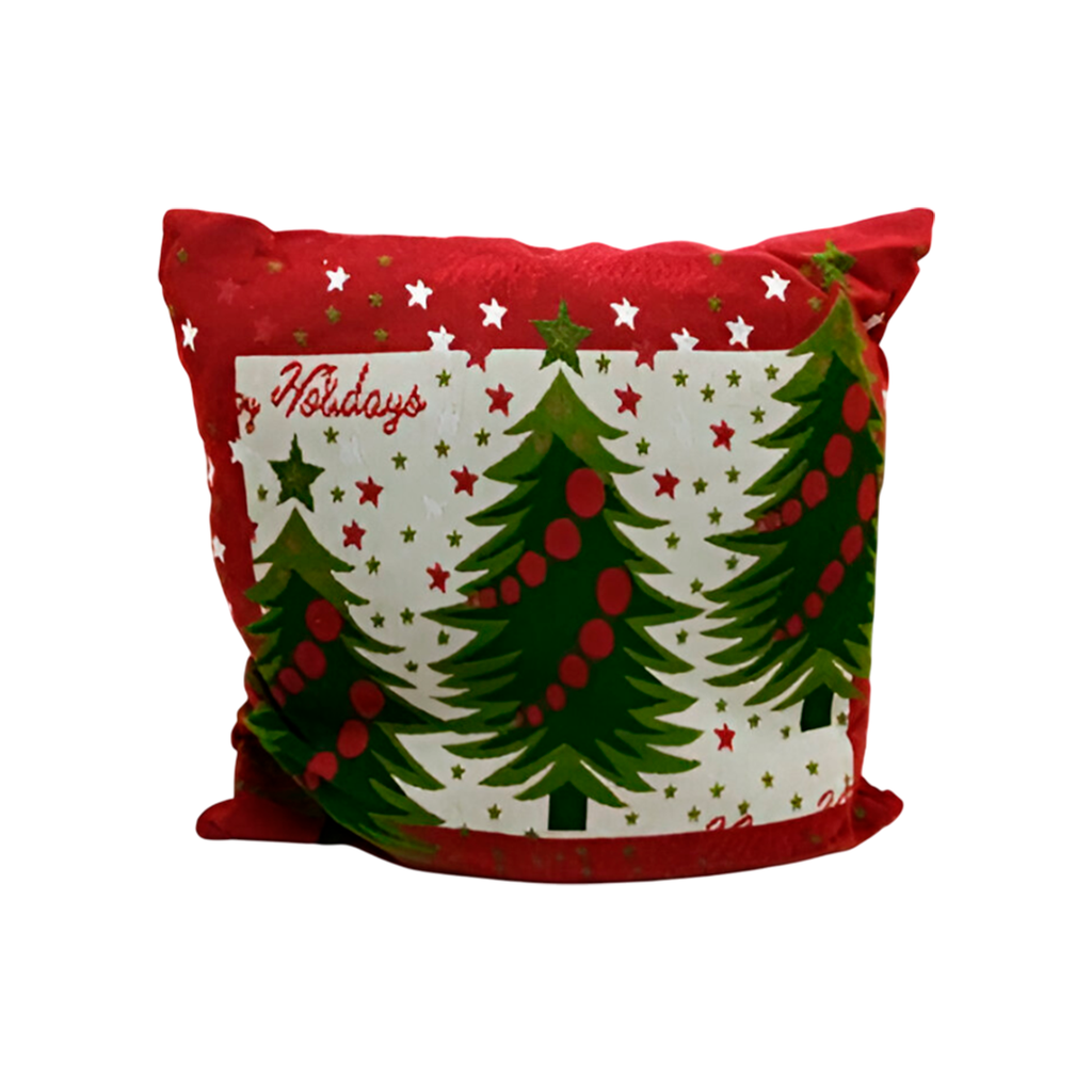Cojin navideño 43x43cm 2cs2202-1305 rojo/blanco/verde