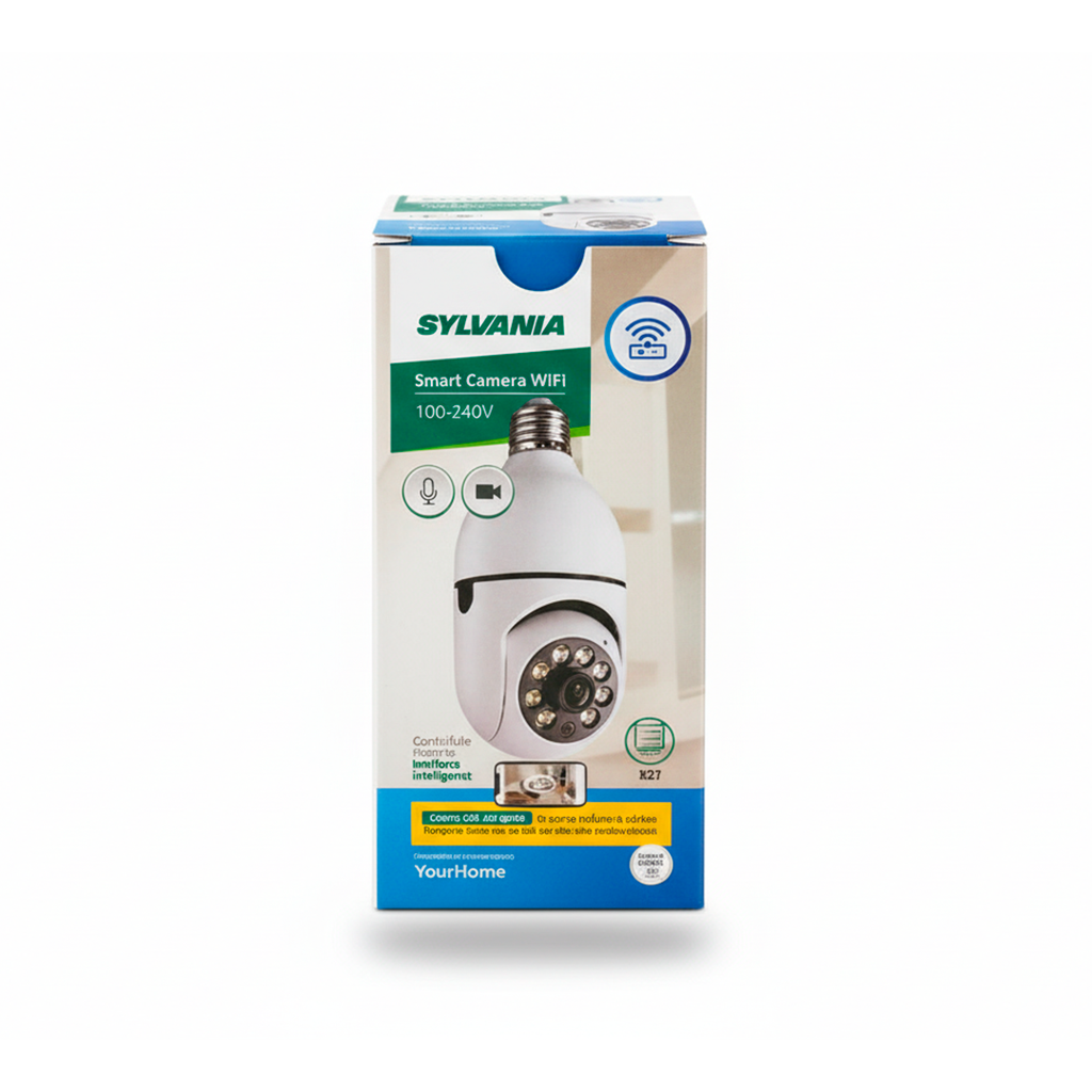 Camara para vigilar e27 2mp con wifi y microfono 9-36