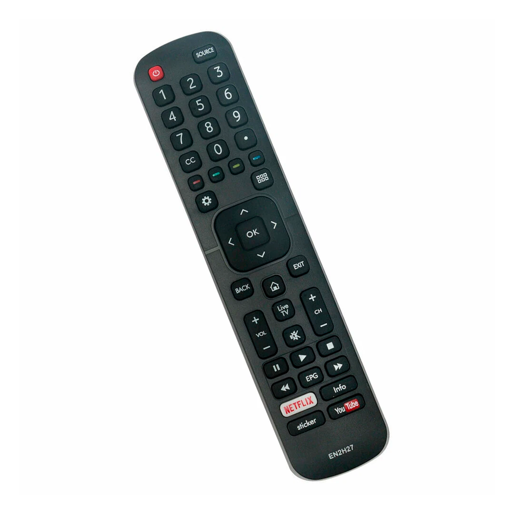 Control remoto hisense 18x4cm en2h27r