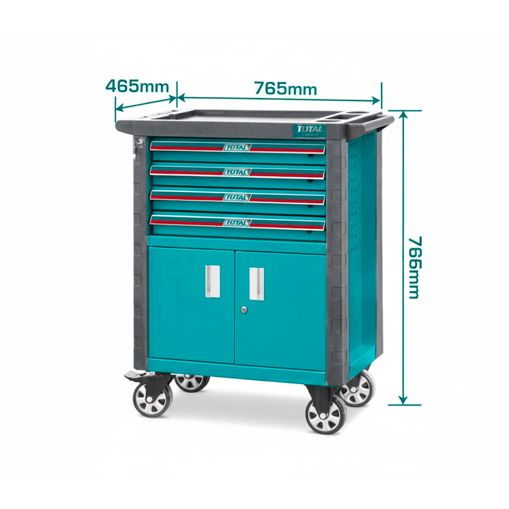 Caja para herramientas metalica ind total thrc01041