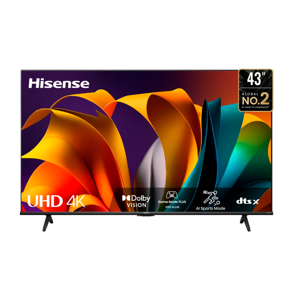 Televisor hisense 43" uhd 4k smart tv