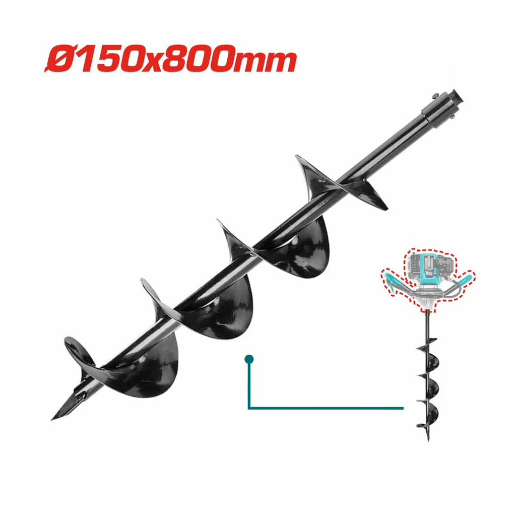 Broca para barreno ahoyador total tea552212