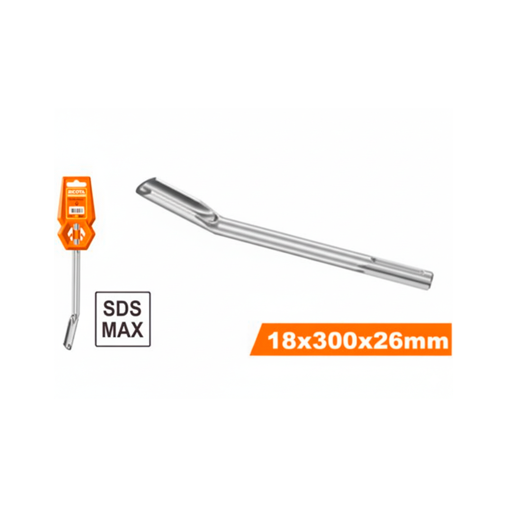 Cincel para desbastar 11/16x12" sds max ricota