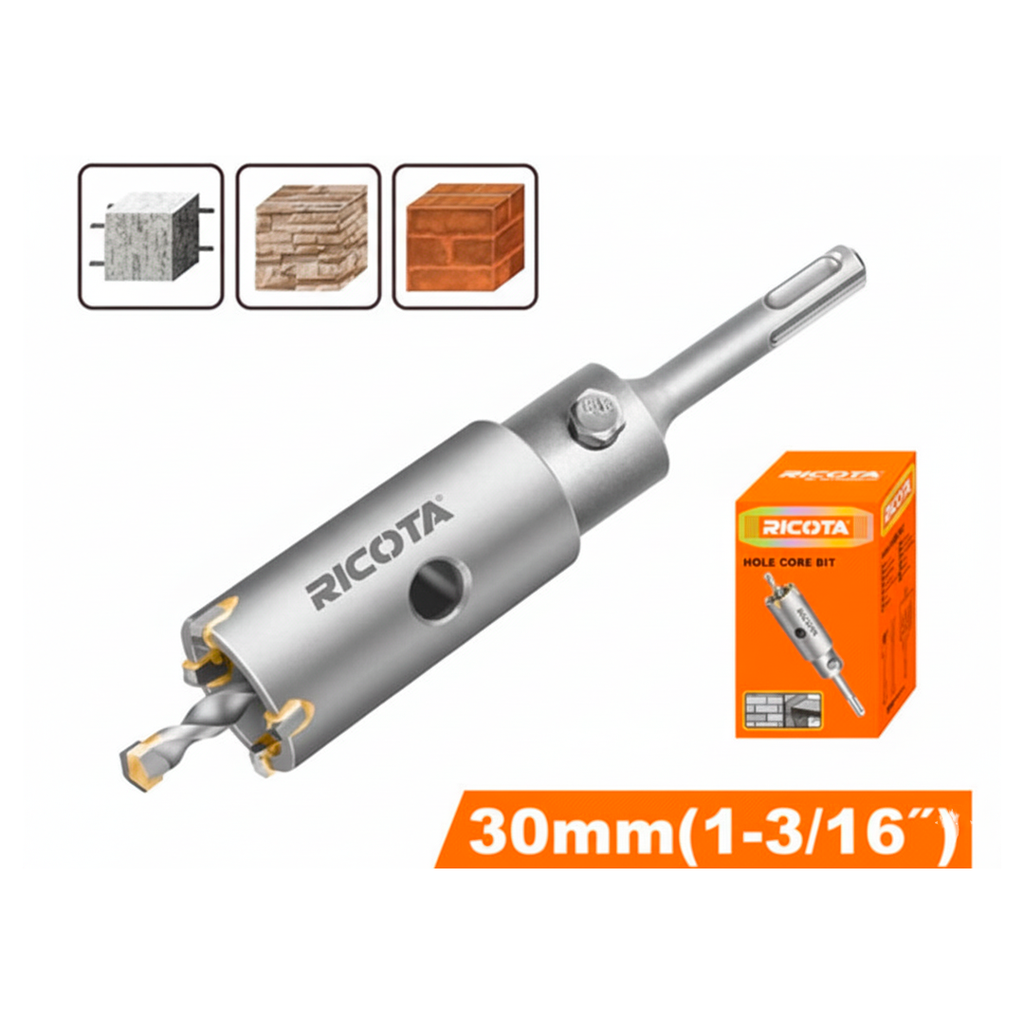 Broca sacabocado para con 1.3/16" ricota s0301