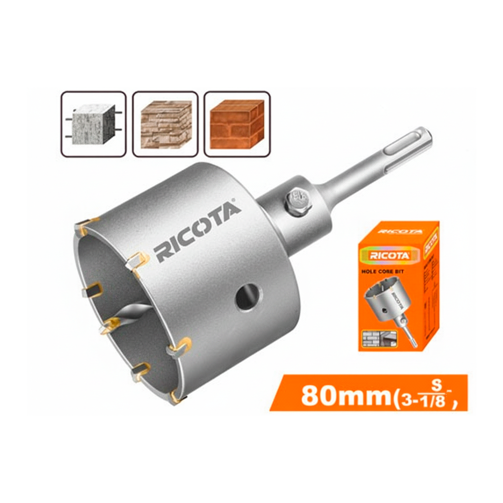 Broca sacabocado para con 3" ricota rahcs0751
