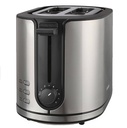 Tostadora de pan 2 rebanadas acero inoxidable 900w decakila 4w plateado
