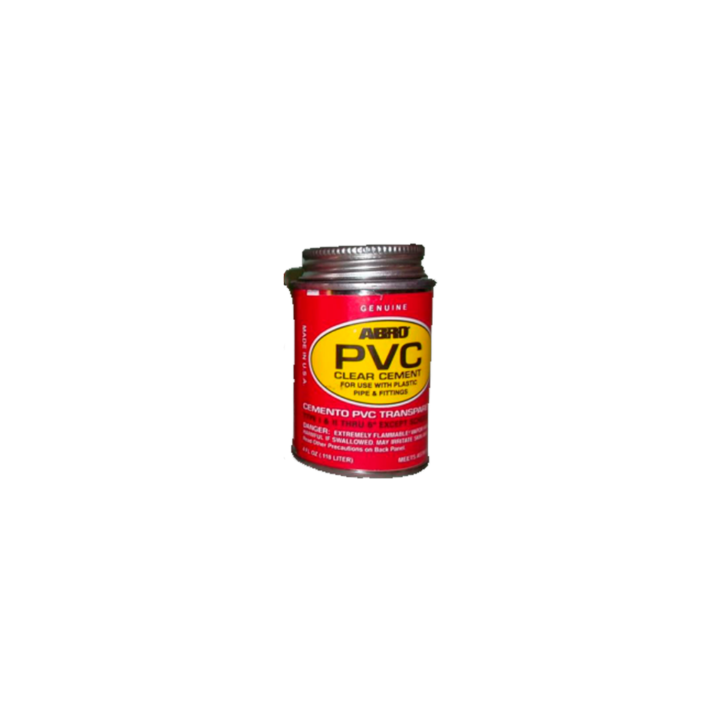 Pegamento pvc en lata 4 onzas abro pv-04r