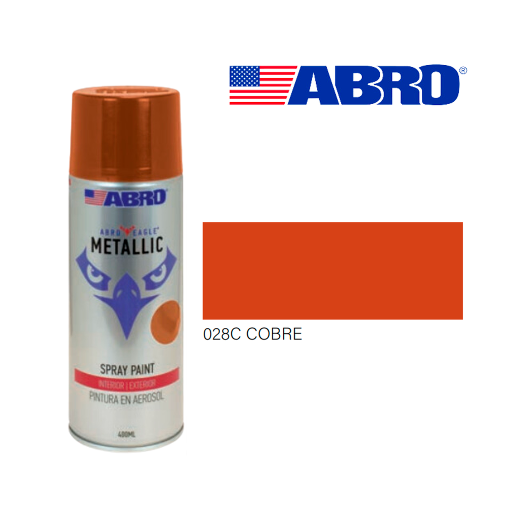 Pintura en spray abro 028 super cobre