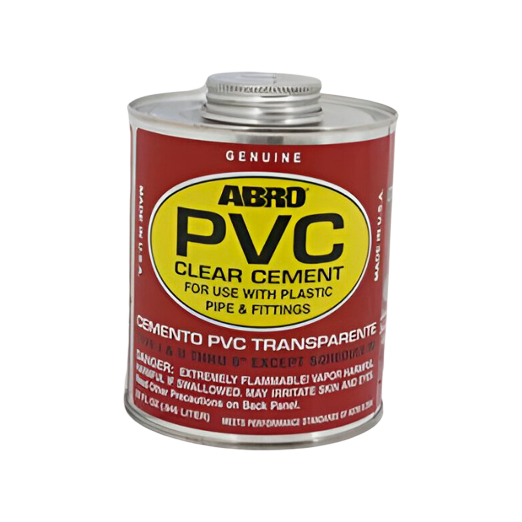 Pegamento pvc en lata 32 onzas abro pv-32r