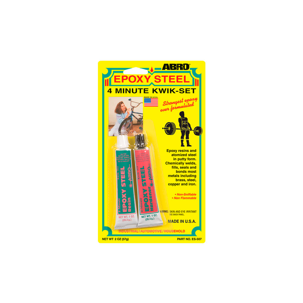 Pegamento epoxy para metal 2 onzas abro es-507