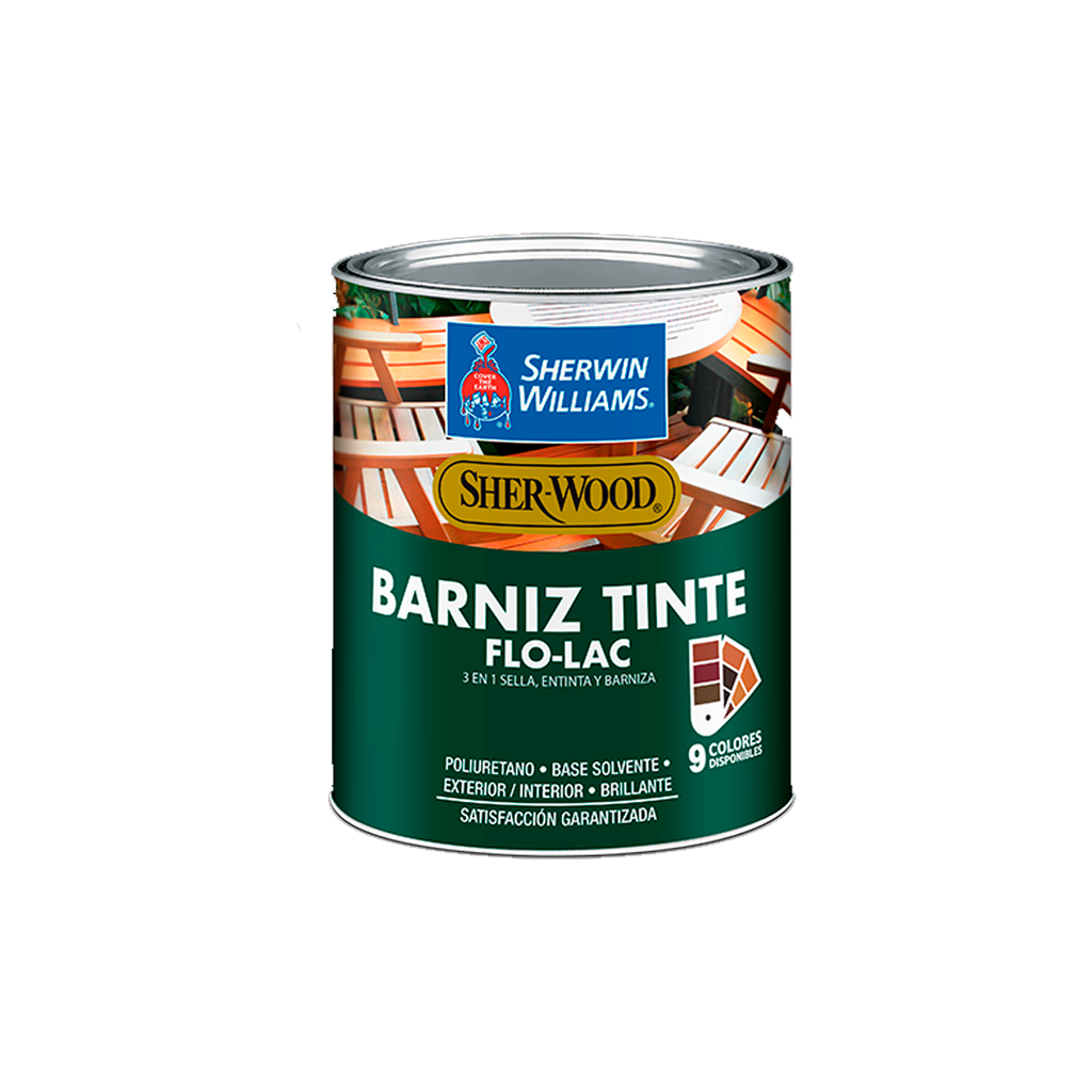 Barniz-tinte flo-lac 1-galon sherwin williams caoba