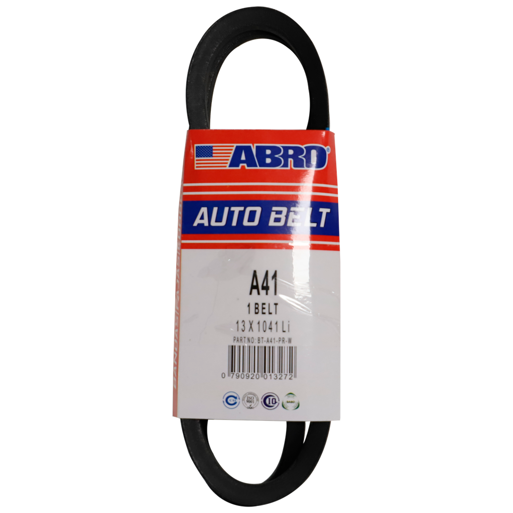 Banda de hule para carro a-41 abro bt-a41-pr-w negra