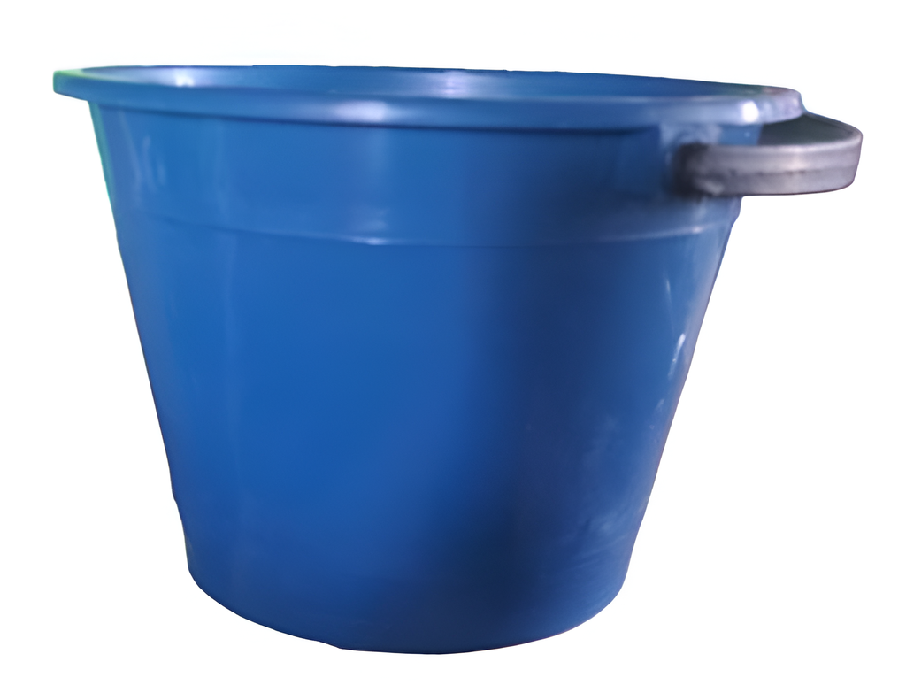 Cubeta plastica 1.6-gln alba mega 1205 v/c