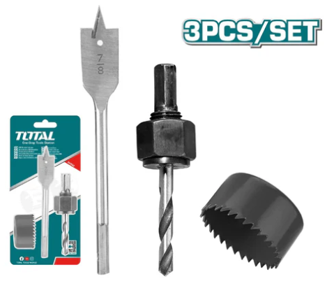 Broca De Madera Para Instalacion De Cerradura 3Pc Total H1031