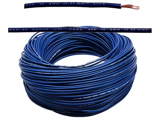 [78259] Cable electrico 16 awg tffn azul phelps dodge