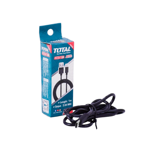 [135064] Cable Usb A-C Para Cargar Bateria Inalambrica Total 01