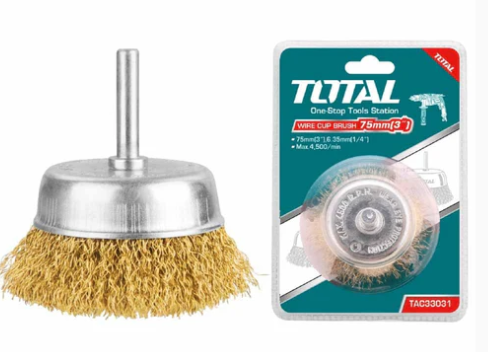 [110641] Cepillo De Alambre Tipo Copa 2" Total Tac33021