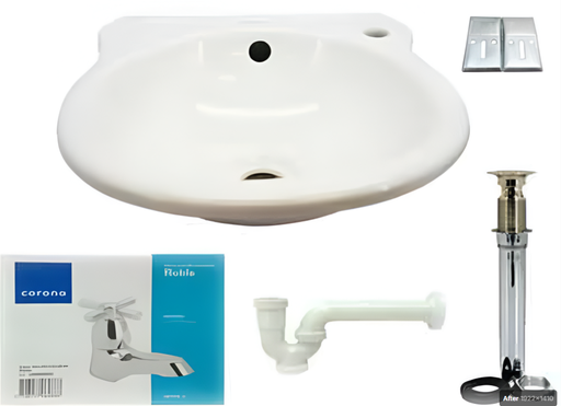 [75588] Lavamano Venus Comp 601.020 Blanco Con Accesorio