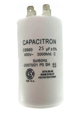 [129238] Repuesto De Capacitor Para Bomba Agua Total 13706Sp19