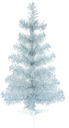 Arbol De Navidad 16" 60T/2" Blanco Base De Plastico