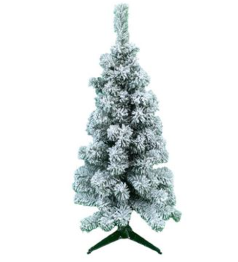 [128166] Arbol De Navidad 5' 230T/2.5" Economico Verde/Blanco