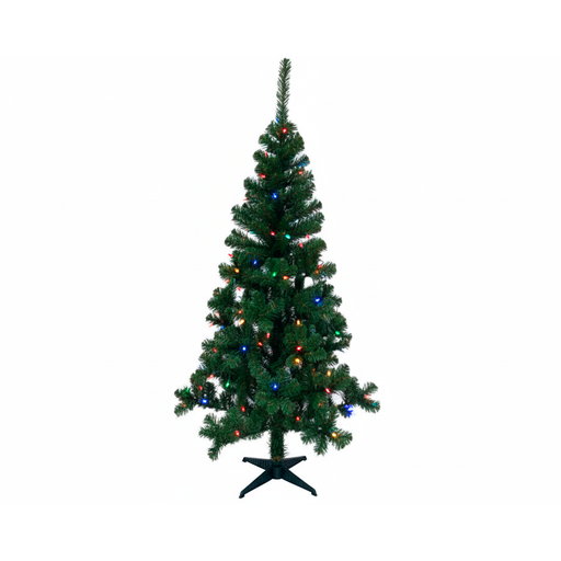 [128167] Arbol De Navidad 6' 400T/2.5" Economico Base Plastica Verde