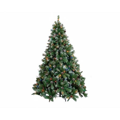 [40976] Arbol De Navidad 6' 977T Con Bellota Con Base De Metal