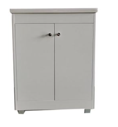 [136642] Mueble De Madera Fina Baño Con Lavamano 60X46X85Cm Mundi 003