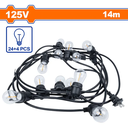 Extension De Luces Vintage 24L 125V 14M Wadfow 9501A