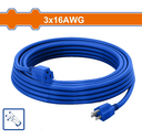 Extension Electrica 7' 13A 3/16G Wadfow Wej3601