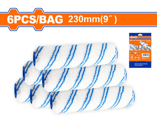 [143621] FELPA PARA RODILLO 9" 6PC WADFOW WCB4996