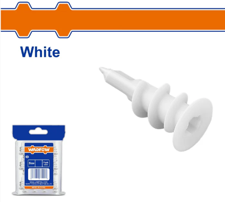 [143420] Taco Plastico Para Tabla Yeso 15X33Mm 40Pc G911