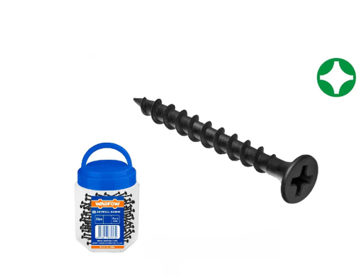 [144135] Tornillo Para Tabla Yeso #6X1" 500Pc Wadfow 1T12