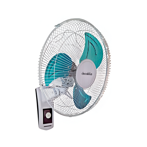 [141845] Ventilador de pared 16" 3aspas de metal azul kufc103w