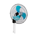 Ventilador de pared 18" 3aspas metal azul kufc102b