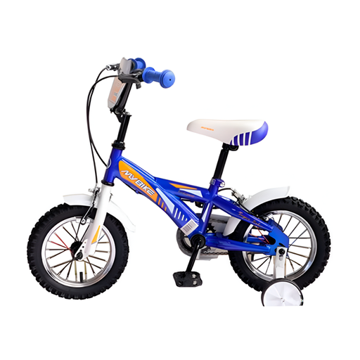 [129154] Bici 12 bmx para niño 1v maximus con guantera azul armable