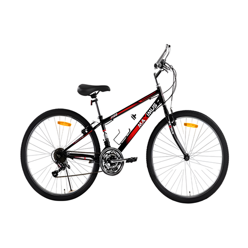 [132449] Bicicleta 24 mtb 21v tubo recto maximus cromado rojo/negro armable