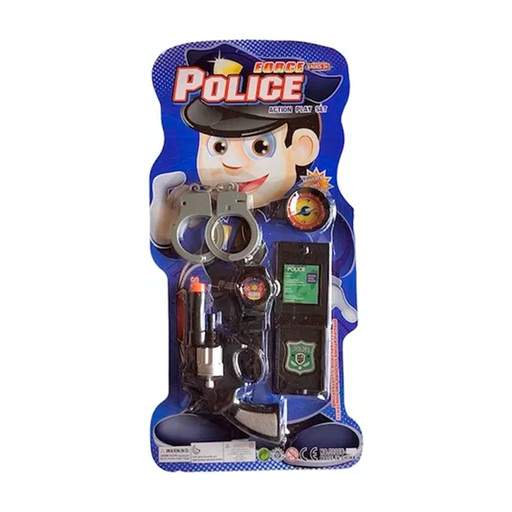 [94464] Juguete Accesorios De Policia 9Pc 1703Y163