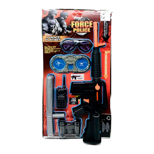 [62009] Juguete Ametralladora Force Policia 1-0413-Ak2867