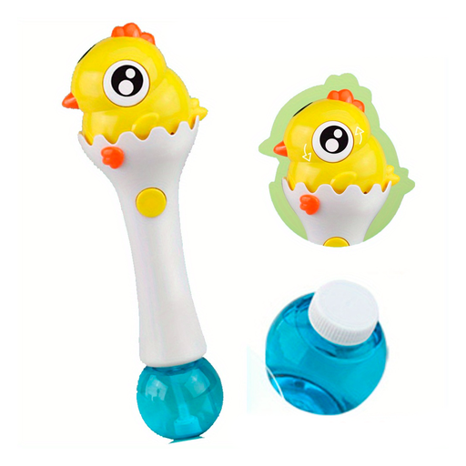 [128520] Juguete De Burbujas Gallina Con Sonido Ja54667A