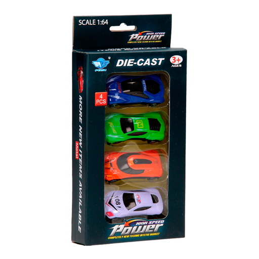 [94535] Juguete De Carritos 5Pc Metal 1603I329