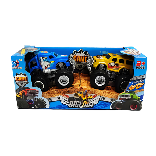 [93695] Juguete De Carro 4X4 Friccion 2Pc 1818-15