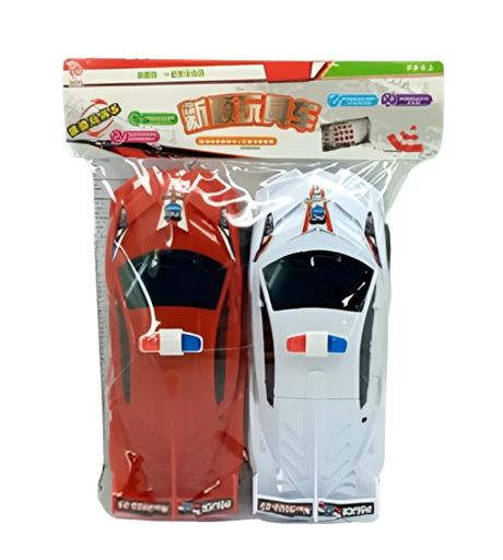 [115188] Juguete De Carro Carrera Policia 2Pc 2403A016