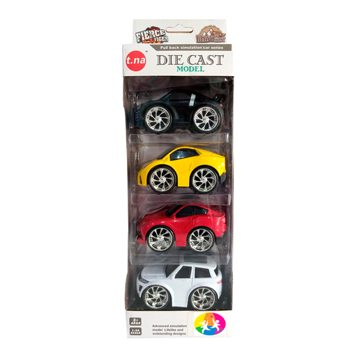 [93615] Juguete De Carro Lujo Metal 4Pc Jb16175/Tn-Q17