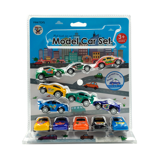 [128535] Juguete De Carro Metal 12Pc Jb20159