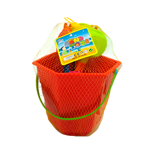 [101217] Juguete Para Playa 8Pc Con Cubeta 163